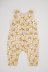 Daisy Romper in Biscuit